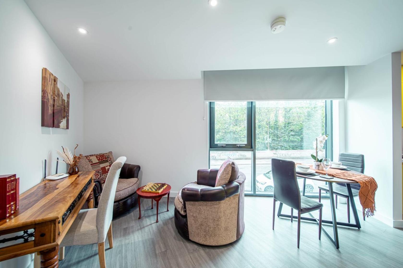 Corner Studio Apartment In Sheffield Exterior foto
